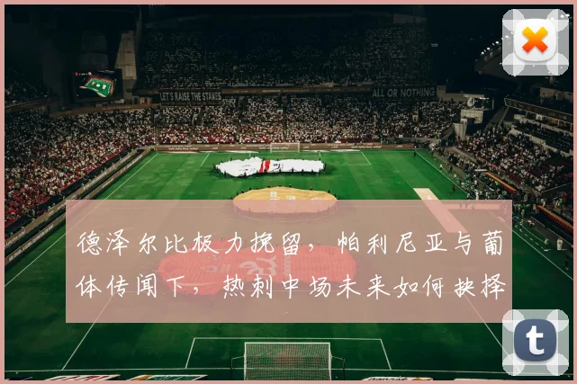 德泽尔比极力挽留，帕利尼亚与葡体传闻下，热刺中场未来如何抉择？